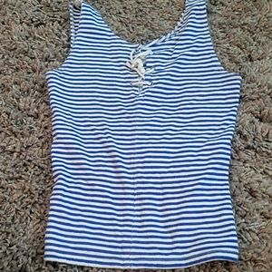 Hollister striped tank